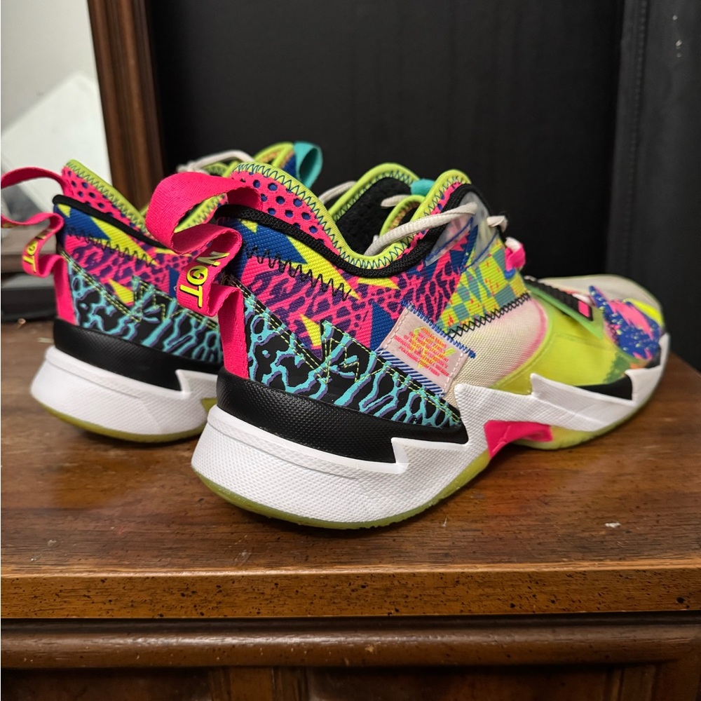Sold
Jordan Why Not 0.3 
Russel Westbrook LA Born
NBA AllStar Collection
Size 14